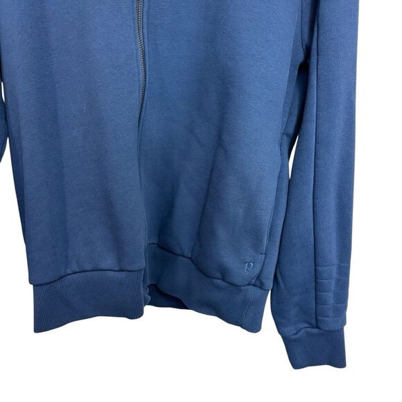 PACT Blue Unisex Front Zip Hoodie, M - Picture 4 of 8